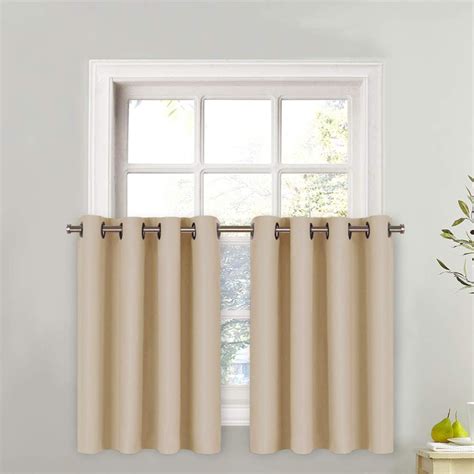 Amazon NICETOWN Kitchen Window Treatment Small Valances Plain