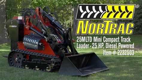 Nortrac 25mtld Mini Compact Track Loader 25 Hp Diesel Powered Youtube