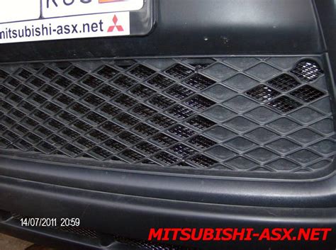 Установка сетки в решетку радиатора - Авто клуб Mitsubishi ASX ...