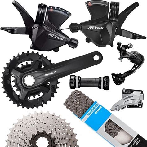 Grupo Shimano Altus M2000 Mt210 18v 2x9v Lançamento 2019 R 96900 Em