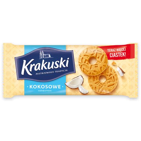 Ciastka Krakuski Kokosowe Herbatniki 163g Biuronimo Pl