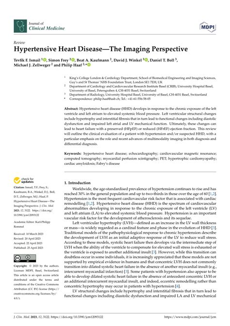 (PDF) Hypertensive Heart Disease—The Imaging Perspective