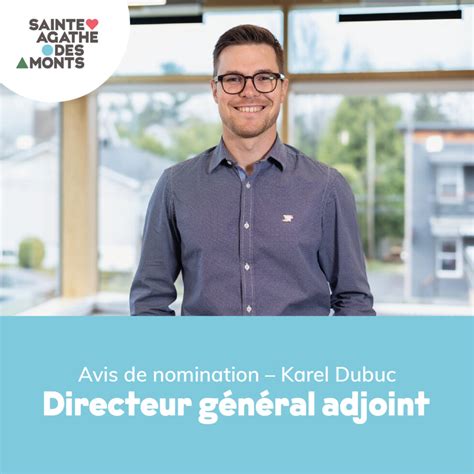 Avis De Nomination Directeur G N Ral Adjoint Ville De Sainte Agathe