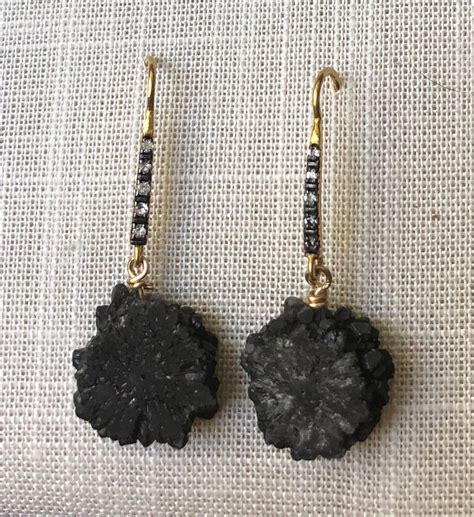 meteorite earrings