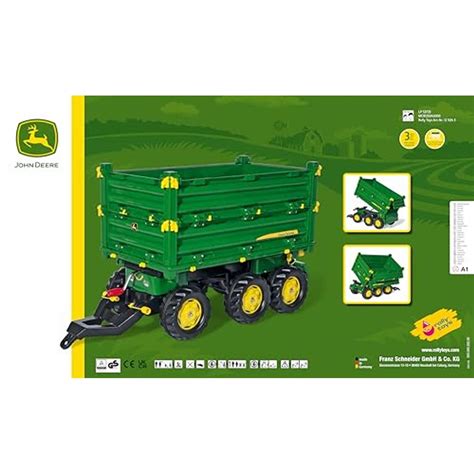 Rolly Toys Rollymulti Trailer John Deere Im Rolly Toys Anh Nger