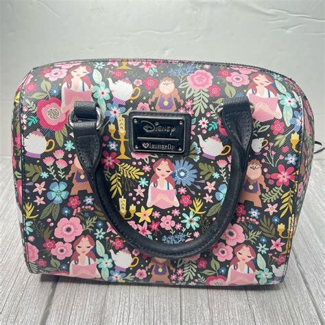 Loungefly Disney Beauty And The Beast Floral Satchel Gem