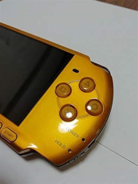 SONY PSP Playstation Portable Bright Yellow PSP - 3000 BY Cable Console ...