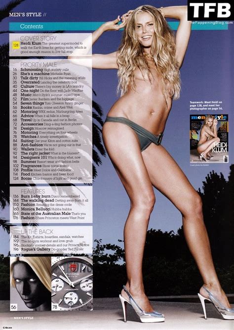 Heidi Klum Sexy Nude Collection Part Photos Pinayflixx Mega