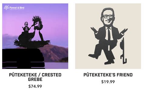 Sculpture of John Oliver riding a Pūteketeke goes on sale for a good