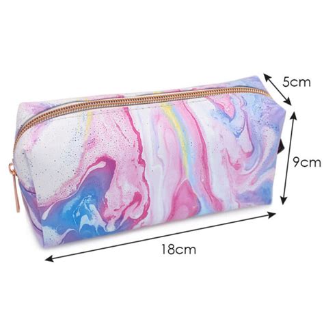 Pink Marble Pencil Case Brydens Retail Inc