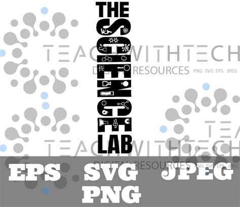 The Science Lab SVG PNG Jpeg Eps Science Teacher Door Svg Teacher ...