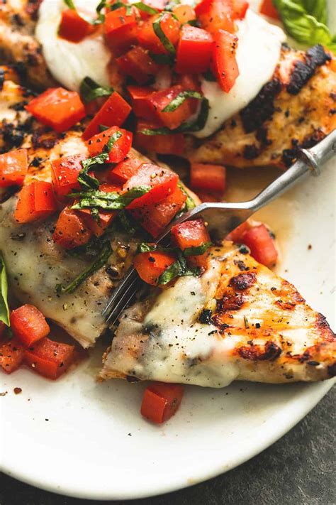 Grilled Bruschetta Chicken Creme De La Crumb