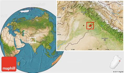 satellite location map  lahore