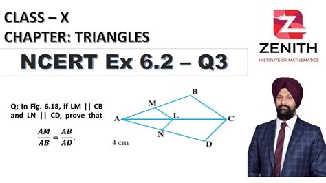 In Fig 6 18 If Lm Cb And Ln Cd Prove That Am Ab An Ad ⋅