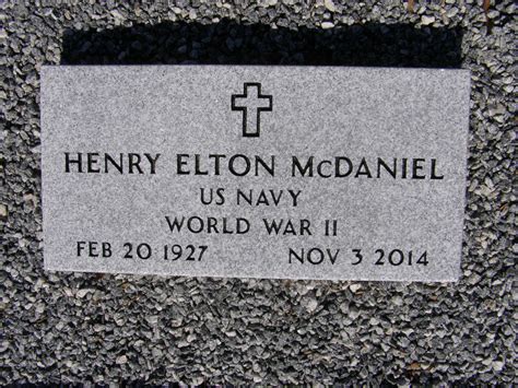 Henry Elton Mcdaniel Find A Grave Memorial