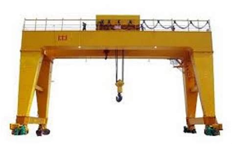 Double Girder Heavy Duty Gantry Crane Max Lifting Capacity 12 Ton