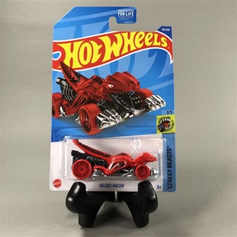 2022 Hot Wheels VELOCI RACER Street Beasts 2 5 Red Color 1 64 Scale 194735015283 EBay