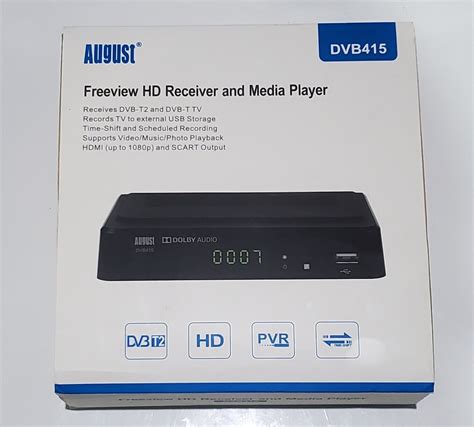 Freeview Set Top Box Recorder 1080P Receiver USB PVR HDMI Scart Media