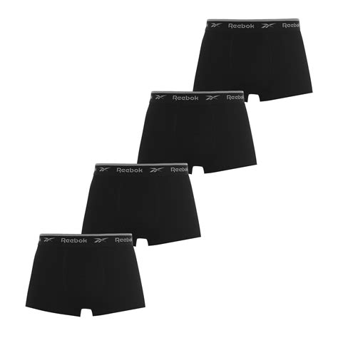 Reebok Pack Boxer Shorts Mens Trunks Sportsdirect