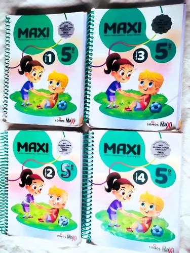 Sistema Maxi De Ensino 5º Ano 6 Livros Em Boas Condições