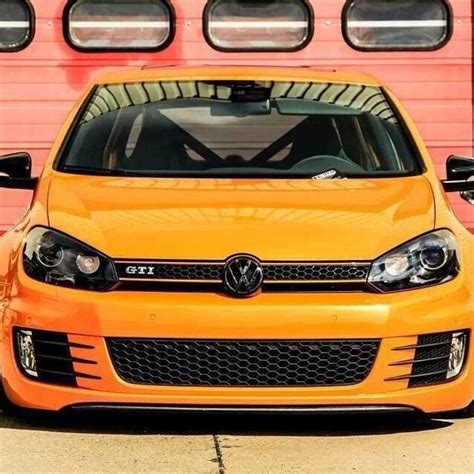 Orange Volkswagen Golf GTI Featured Custom Vehicles EuroTuner