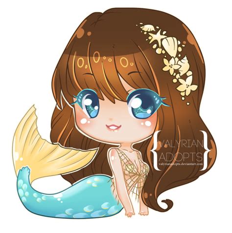 Kawaii clipart mermaid, Kawaii mermaid Transparent FREE for download on ...