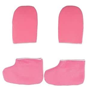 T O G Pairs Soft New Paraffin Wax Protection Spa Hand Foot Mitts