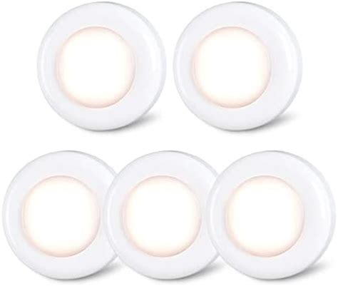 Brilliant Evolution Tap Light Push Lights 6pk W Batteries Remote LED