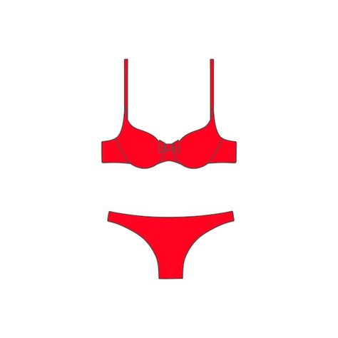Conjunto De Calcinha Lingerie E Suti Cueca De Algod O Vetor Premium