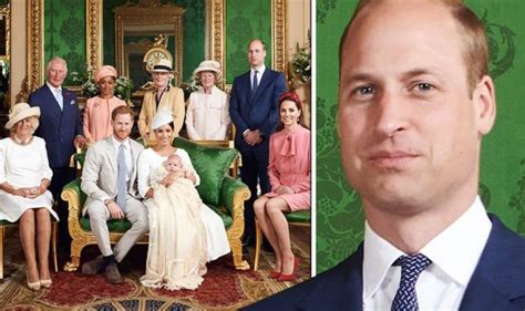 Archie christening: Royal fans accuse Prince William of looking ‘sour ...