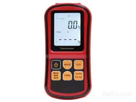 Termometer IR Brezkontaktni Habotest HT650 Termometer K Type LCD 2 4