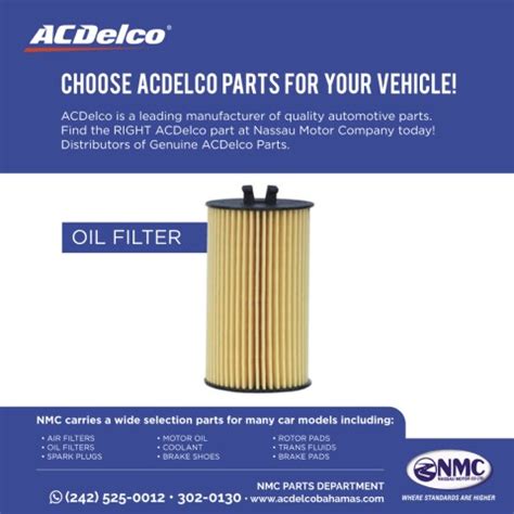 ACDelco Oil Filters – Nassau Motor Company