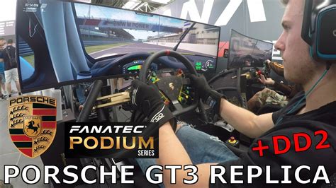 NEW Fanatec Podium Porsche 911 GT3 Replica DD2 Direct Drive System