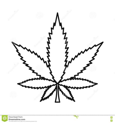 Pot Leaf Drawing | Free download on ClipArtMag