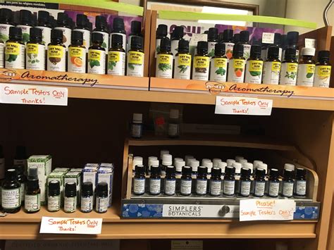 Essential Oils @ Evergreen Natural Foods Market – Downtown Ludington