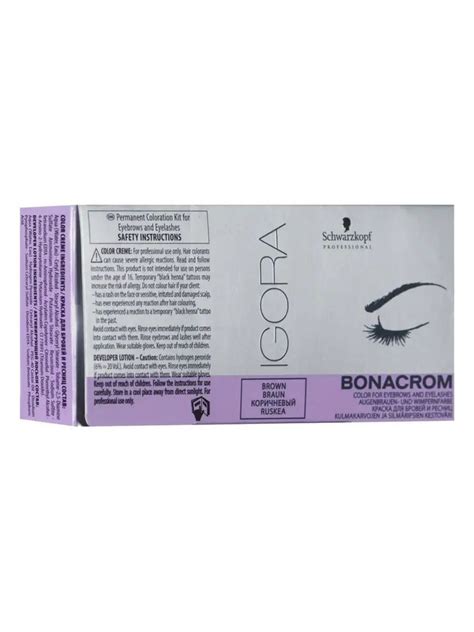 Schwarzkopf Professional Igora Bonacrom Краска для бровей и ресниц ...