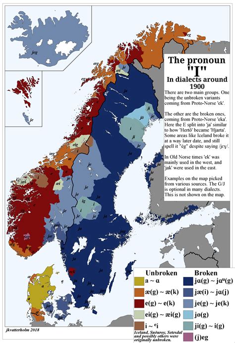 The Pronoun I In Traditional Scandinavian Dialects X Oc