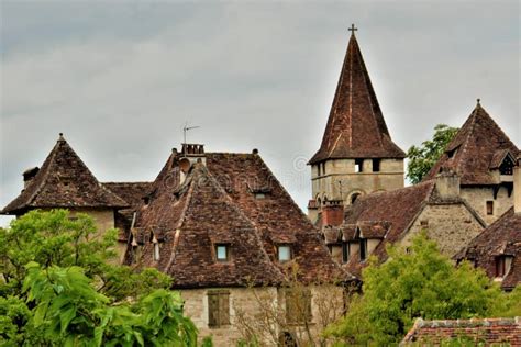 Village of Castelnaud stock image. Image of historic - 35543167