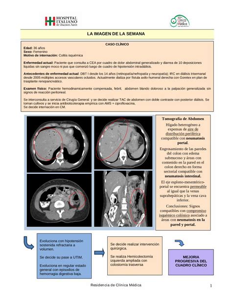 PDF LA IMAGEN DE LA SEMANA hospitalitaliano org ar mesentérica