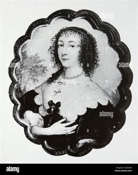 Queen Henrietta Maria Of France 1609 1669 By John Hoskins The Stock