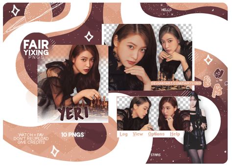 Png Pack Yeri Red Velvet S Greetings 2022 By Fairyixing On