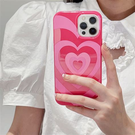 Pink Heart Iphone Case Finishifystore