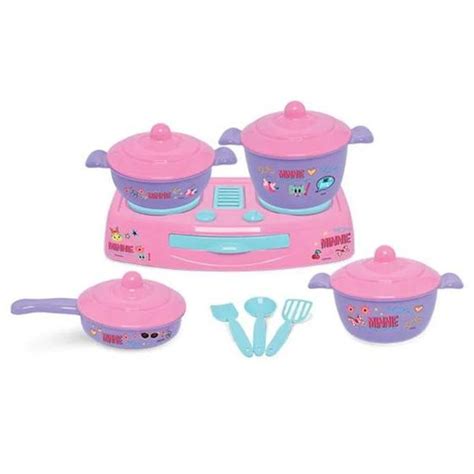 Kit Cozinha Infantil Fog Ozinho Panelinhas Minnie Disney Mielle