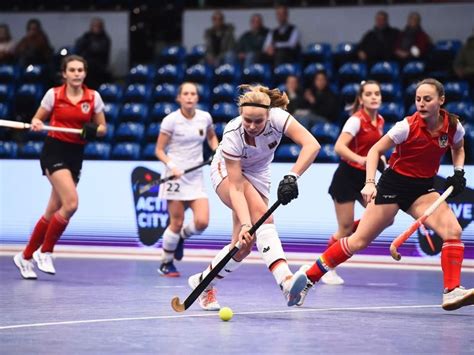 Hockey Damen Mit F Nf Siegen Ins Hallen Em Finale