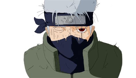 Kakashi Face (colored) by marvelnerd87 on DeviantArt