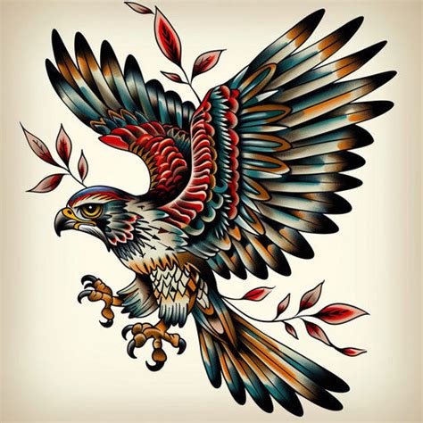 Hawk Tattoo Design Pack – IMAGELLA