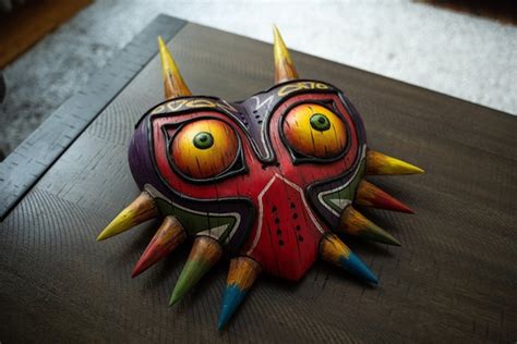 The Legend Of Zelda Majoras Mask Woodlike Wearable Mask Etsy