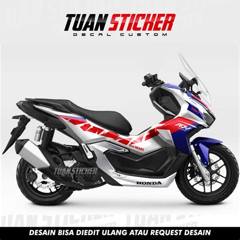 Jual Sticker Decal Adv Dekal Stiker Striping Full Body Adv New