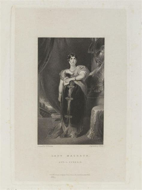 Mrs Sarah Siddons As Lady Macbeth Act I Scene 5 Harlow George