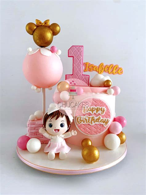 Chucakes Girl Hot Air Balloon Cake